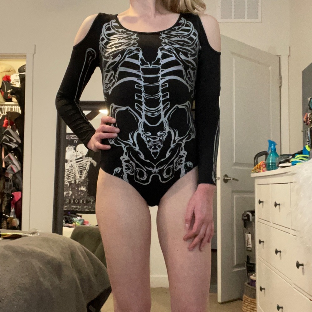 Skeleton bodysuit